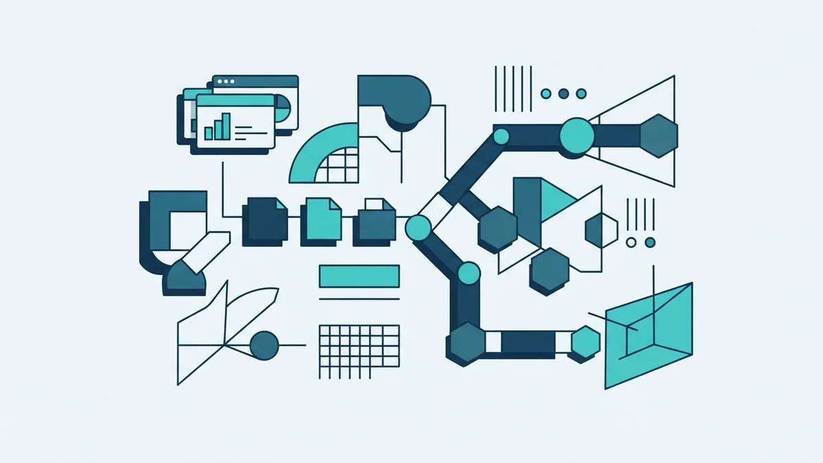 Modular software pipeline showing practical adaptive development steps