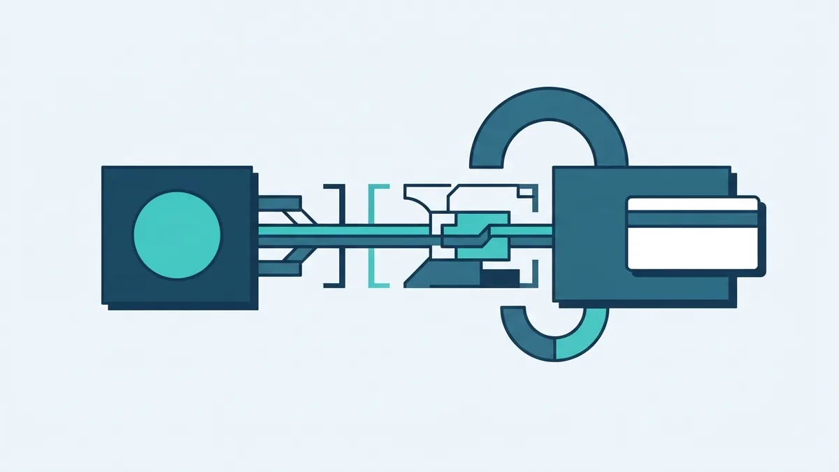 Abstract secure app access path connected to a Shopify development store