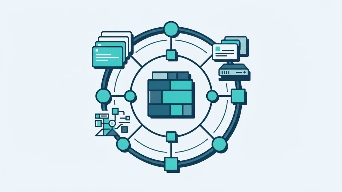 Abstract agile feedback loop with connected nodes and software delivery blocks