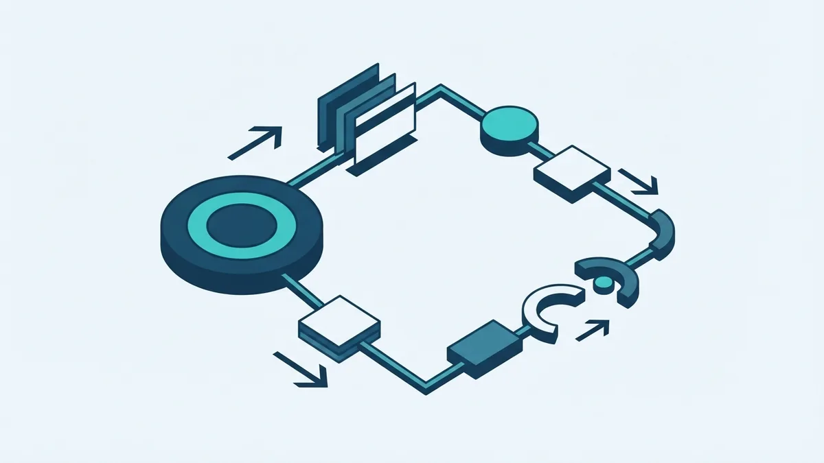 Abstract payment nodes linked in a short iterative software development loop