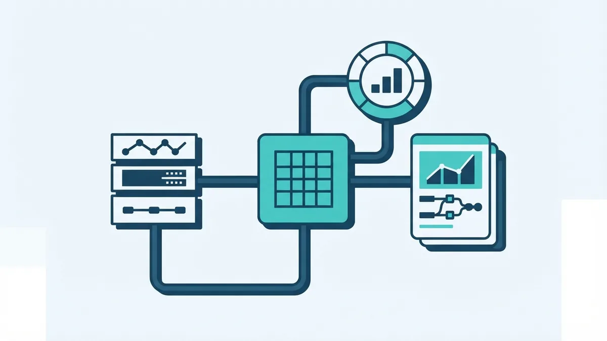 Python tools in a data workflow Abstract Python data science workflow linking data tables, numeric arrays, charts, and model tools