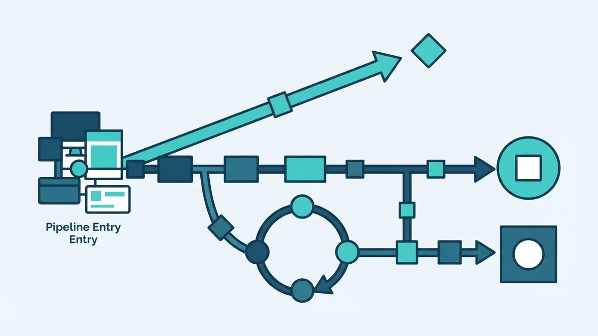 Abstract comparison of Waterfall, Agile, and iterative software delivery paths