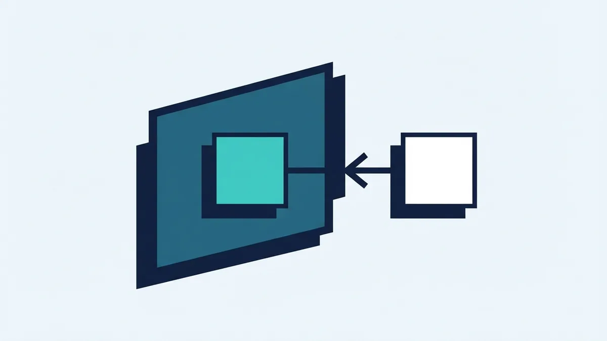 The three parts of MCP architecture Three geometric components representing an MCP host, client, and server