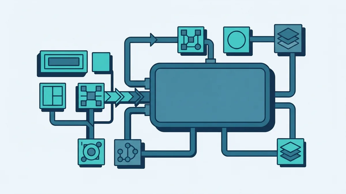 Abstract outsourcing benefits shown through an efficient connected data pipeline