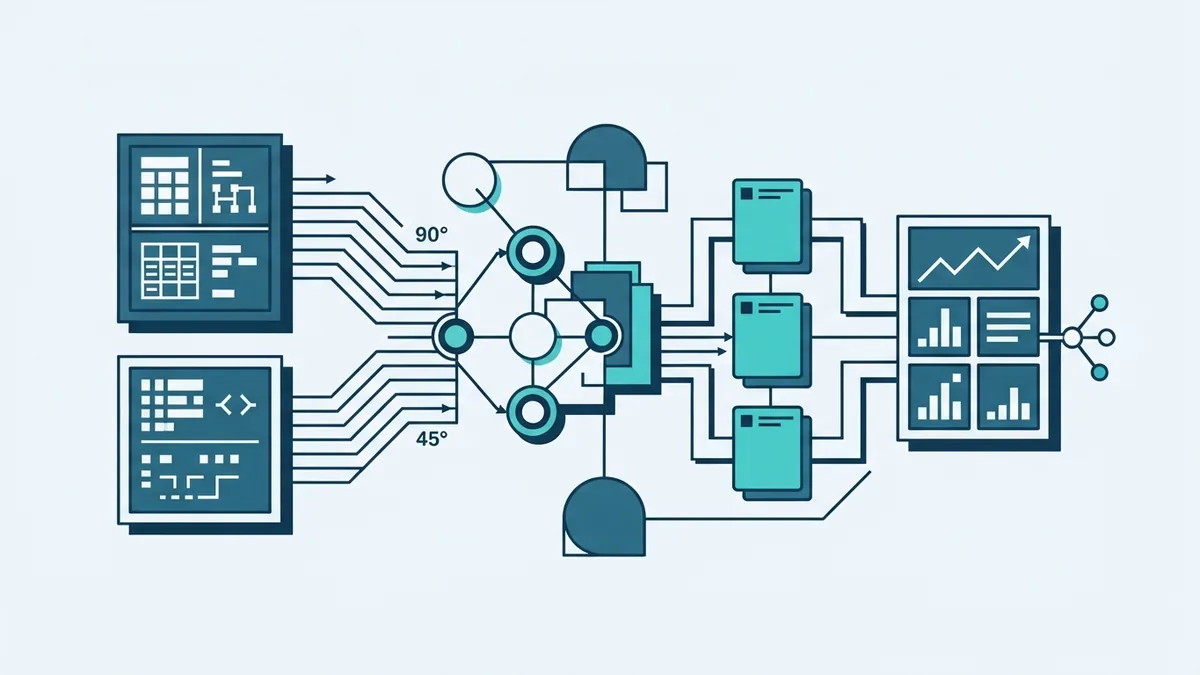 Reliable API integration pipeline Geometric API integration pipeline with secure connected service blocks