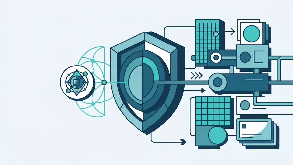Geometric security gateway protecting private data in an MCP server setup